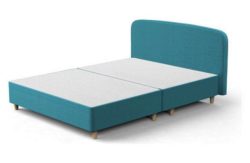 Silentnight Studio Double Curved Bed Frame - Teal.